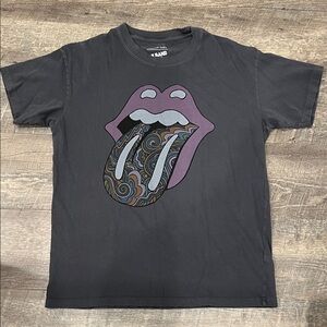 American Eagle Outfitters Black Band Tee